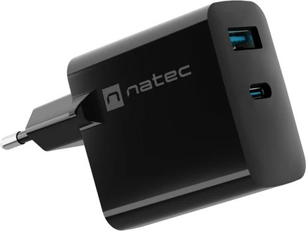 Karikues muri Natec Ribera GAN, 45W, 1x USB-A + 1x USB-C, i zi