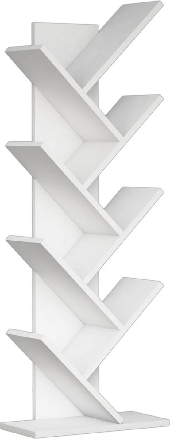 Raft librash LIANA melamine e bardhë 46x22x128,5Hcm.FH9028.13