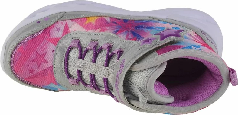 Atlete fëmijësh Skechers, argjendi