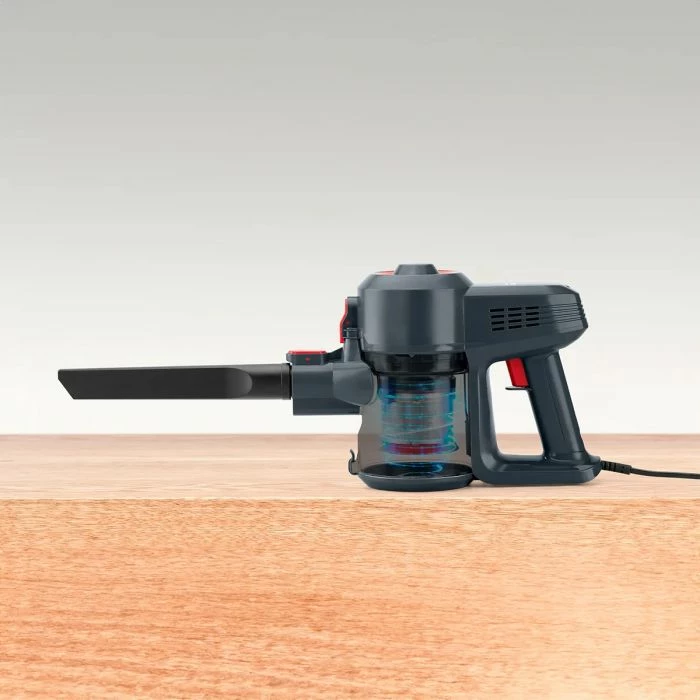 fshesë elektrike me kabllo UFESA Tropical 600W, ciklonike, filtër HEPA, 0.8L, 2-në-1, gri/e zezë me të kuqe