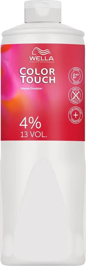 Emulsion oksidues për flokë Wella Professionals Color Touch 4% për femra, 1000ml