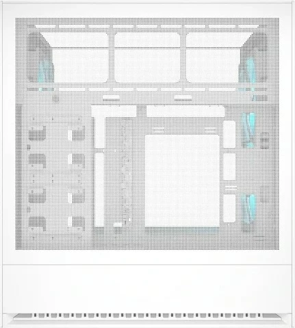 Kasë Cougar OmnyX midi tower, ARGB, e bardhë