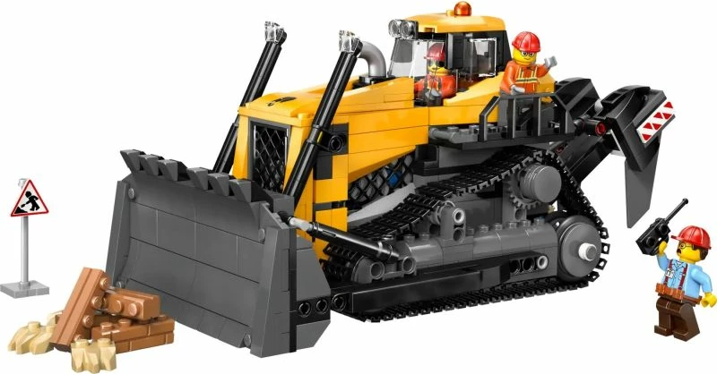 Lodra LEGO City buldozer, e verdhë