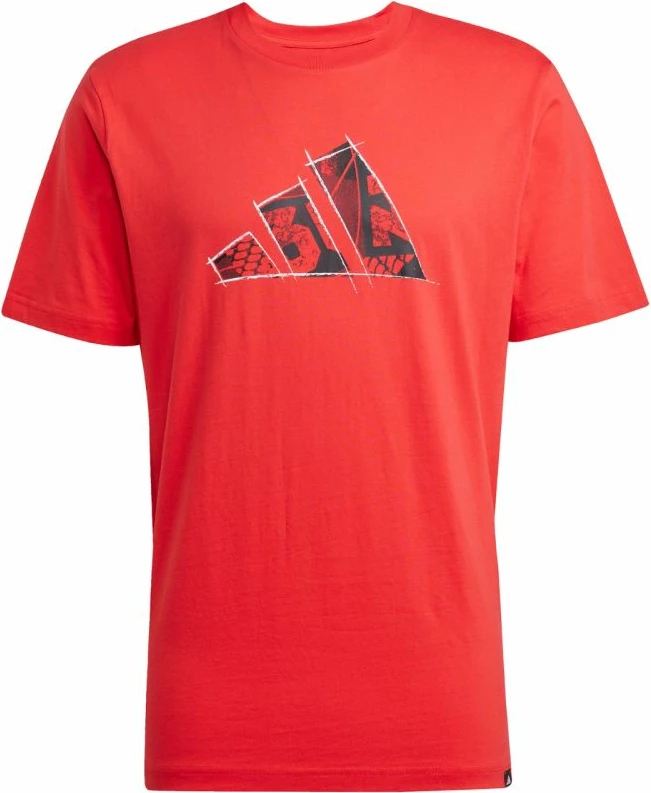 Maicë adidas për meshkuj, e kuqe