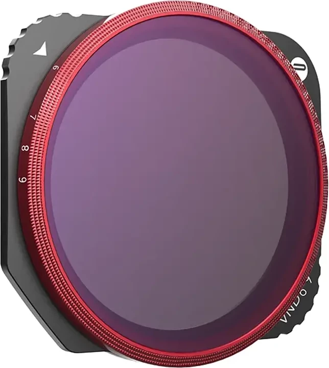 Filtër VND për dron PGYTECH P-39A-013, për DJI Mavic 3 Classic, 6-9 stop, i kuq