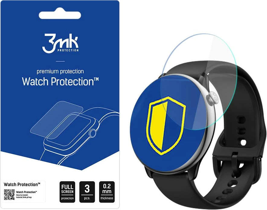 Film mbrojtës për orë të mençur 3mk Protection Watch Protection ARC+ për Amazfit GTR Mini, 0.2 mm