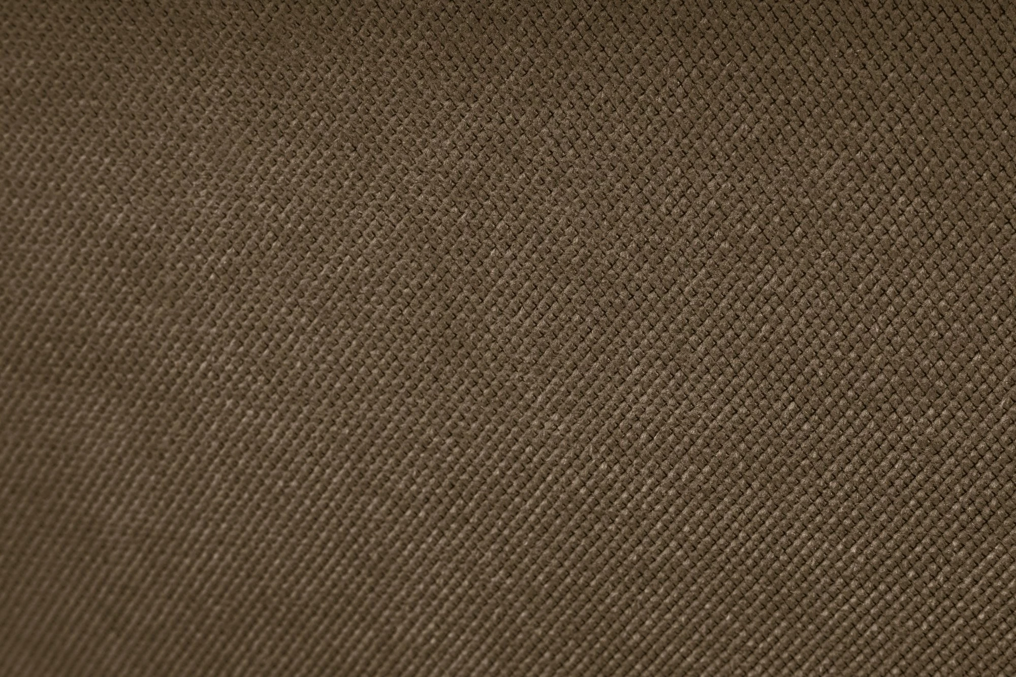 Këndore Sora me pouffe, kornizë druri, pëlhurë lino, kafe, 350x65x190cm