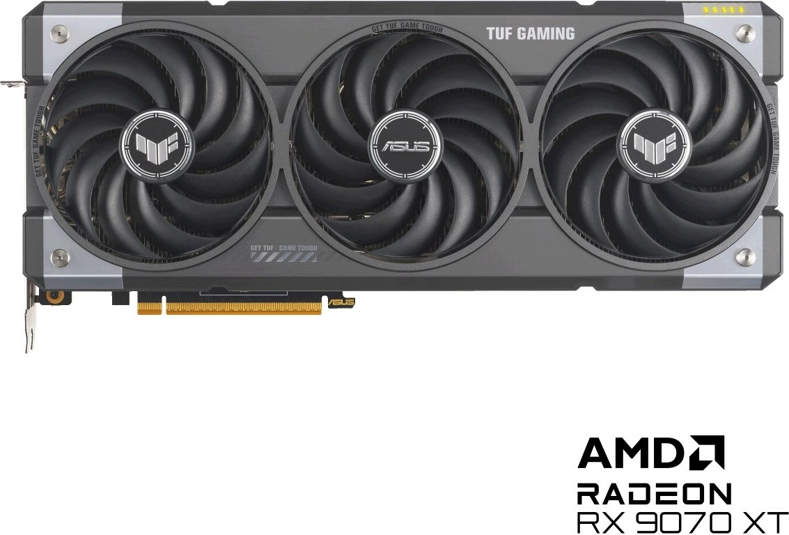 Kartë grafike, Asus TUF Gaming RX 9070 XT OC (TUF-RX9070XT-O16G-GAMING), 16GB GDDR6 256-bit, PCIe 5.0, 3x DisplayPort + HDMI