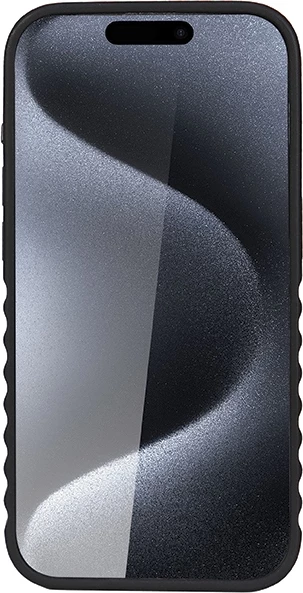 Mbështjellës Audi për iPhone 15 Pro Max, lëkurë sintetike, MagSafe, Kuq