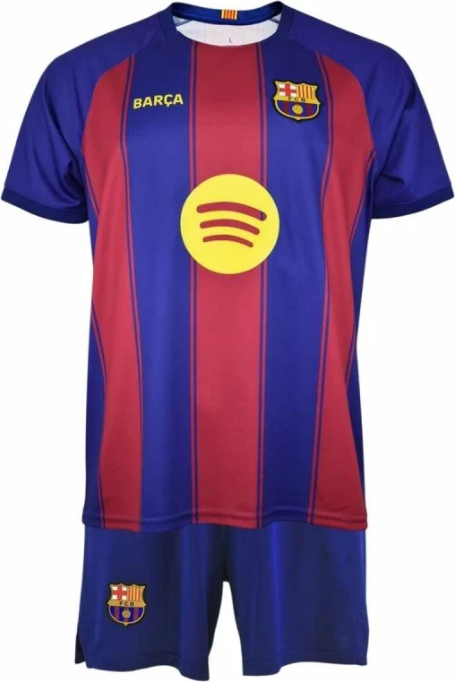 Set tifozësh për fëmijë FC Barcelona Lewandowski, kuqe/kaltër