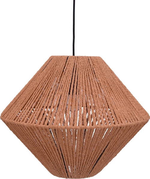 Dritë tavani Palmo Inart E27 litar ngjyrë natyrale D40x32cm