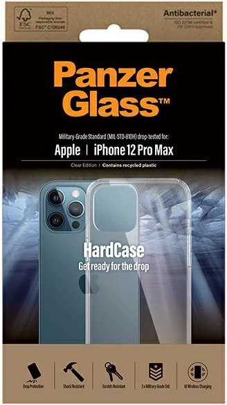 Mbështjellës PanzerGlass ClearCase për iPhone 12 Pro Max, transparent