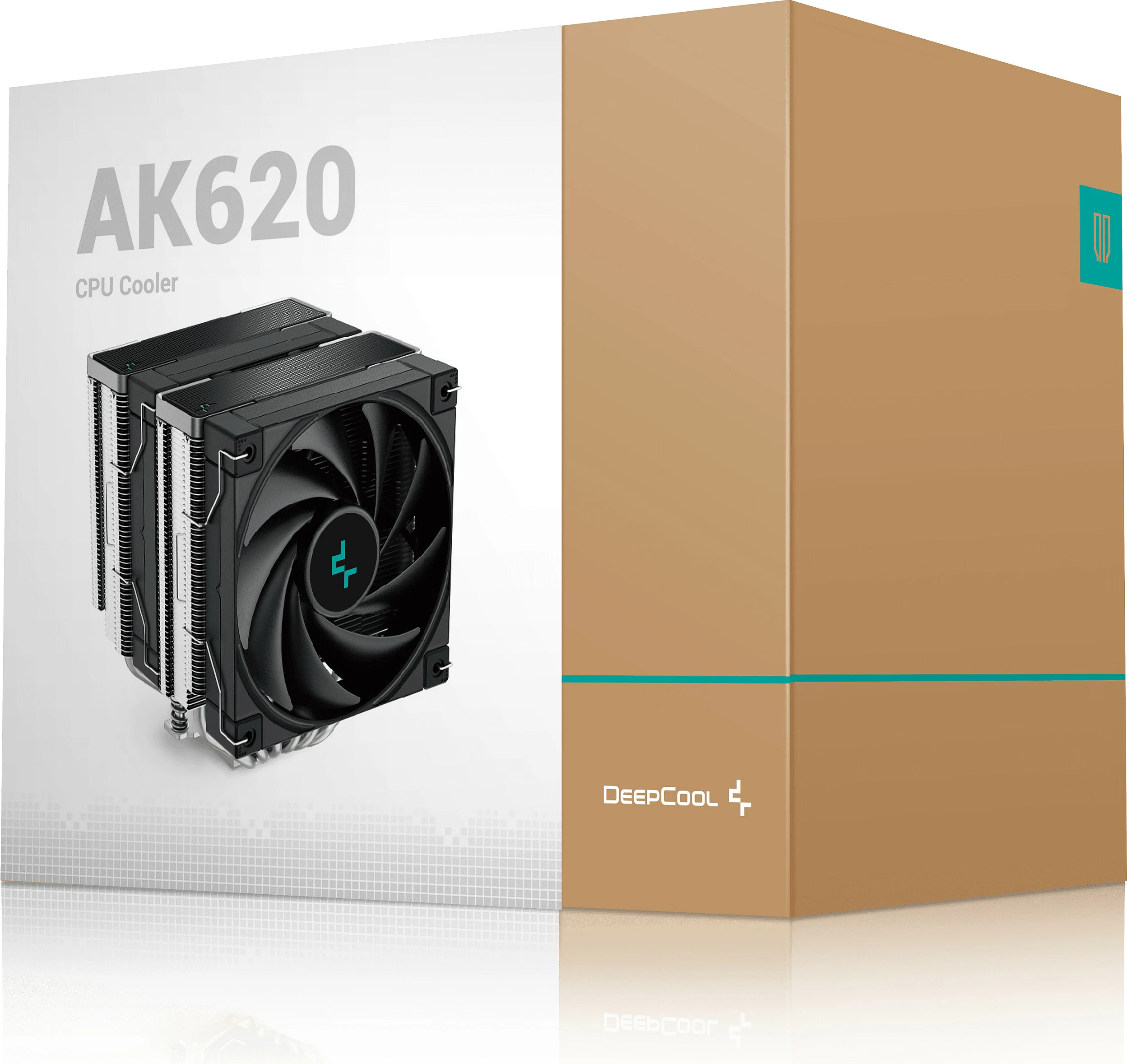 Ftohës ajri DeepCool AK620, 2 ventilatorë 12cm, i zi