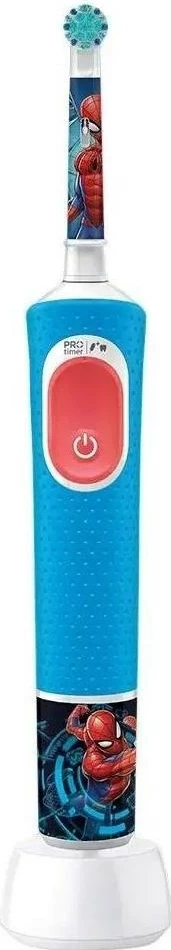 Furçë dhëmbësh elektrike Oral-B Vitality Pro Kids 3+, Spider-Man, blu-kuqe