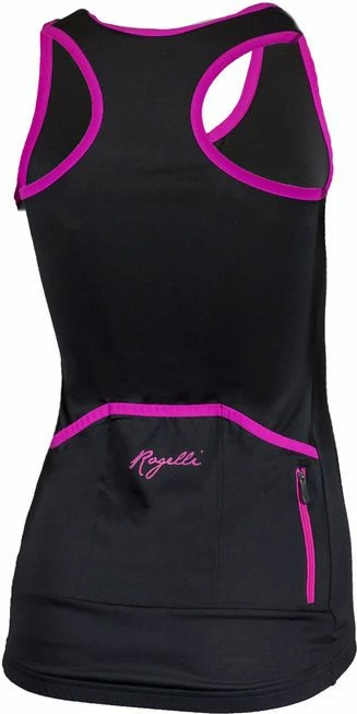 Maicë pa mëngë për femra Rogelli, rozë e zezë