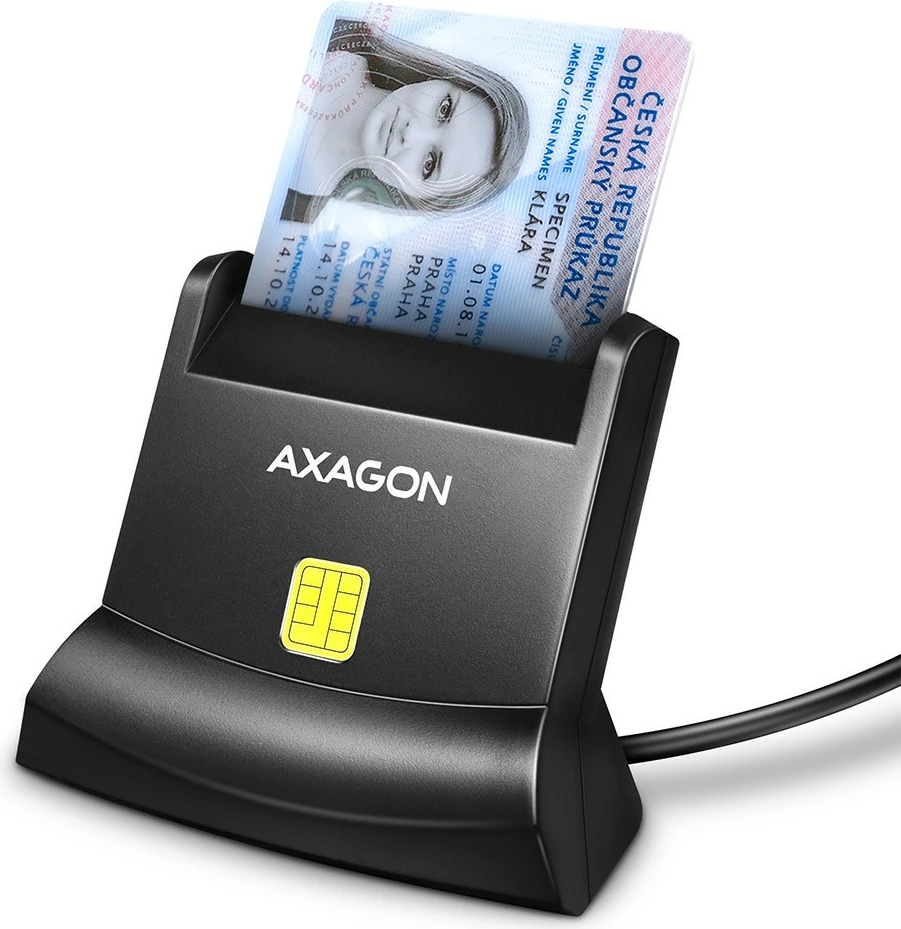 Lexues kartelash AXAGON CRE-SM4N, USB, 1.3m kabllo, i zi