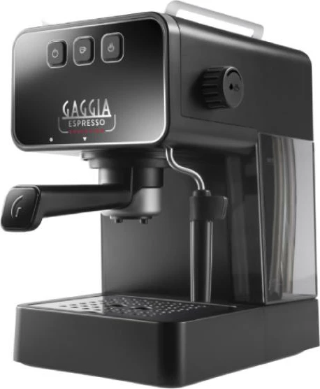 Aparat kafeje espresso, Philips Gaggia Espresso Evolution EG2115/01, 15 bar, depozitë uji 1.2–1.6 L, kompatibil me pods, e zezë