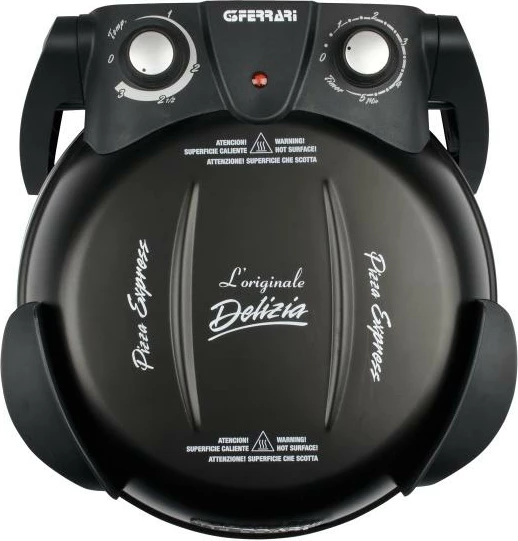 Mini furrë elektrike për pica, G3 Ferrari, PizzaOven Express Delizia G1000610, dimensione 365x400x245 mm, e zezë