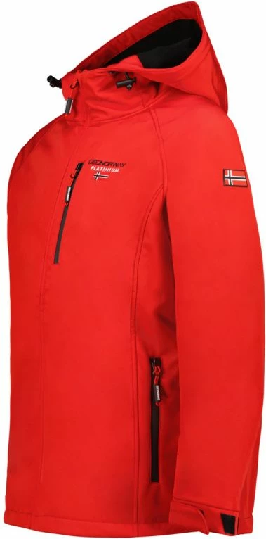 Jakne softshell për meshkuj Geographical Norway, e kuqe