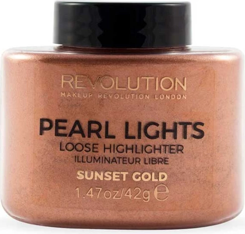 Revolution Pearl Lights Loose Highlighter - Sunset Gold