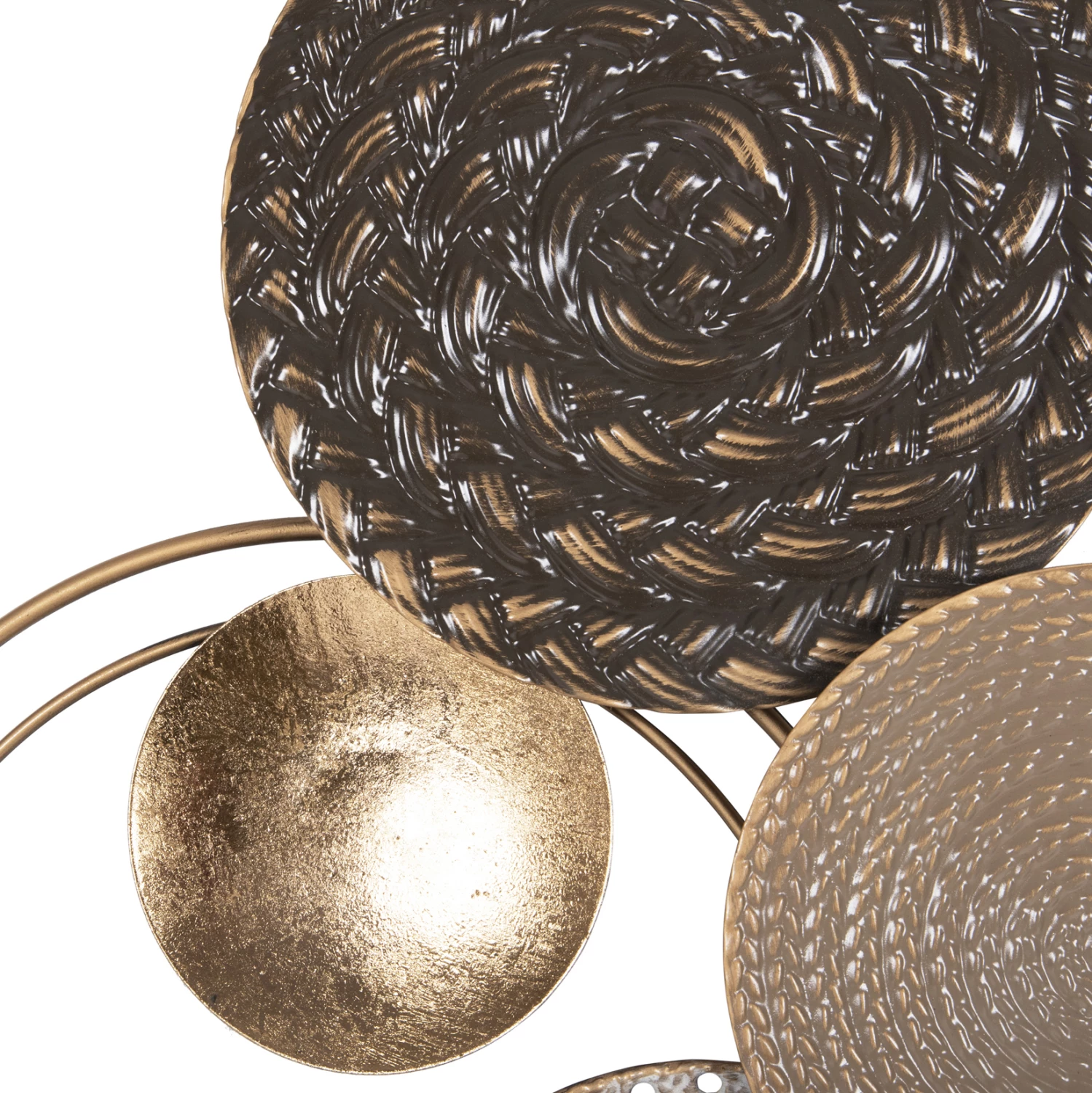 Dekor muri FH4215 metal në ngjyra të tokës 60x5x122 cm