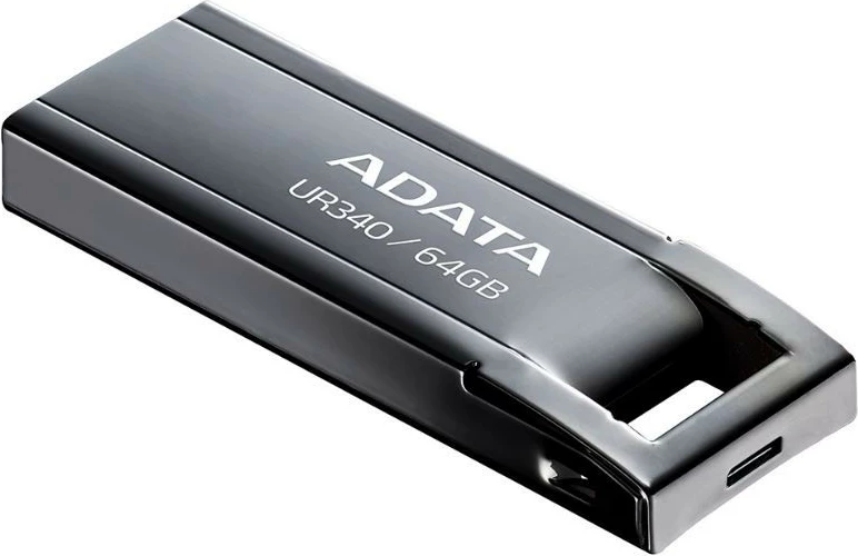 Pendrive Adata UR340, 64GB, USB 3.2 Gen 1, e zezë