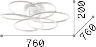 Lampa tavanore Karol pl d76