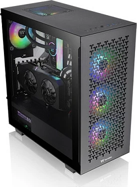 Kasë Thermaltake V350 TG ARGB Air, Midi Tower, PC, e zezë