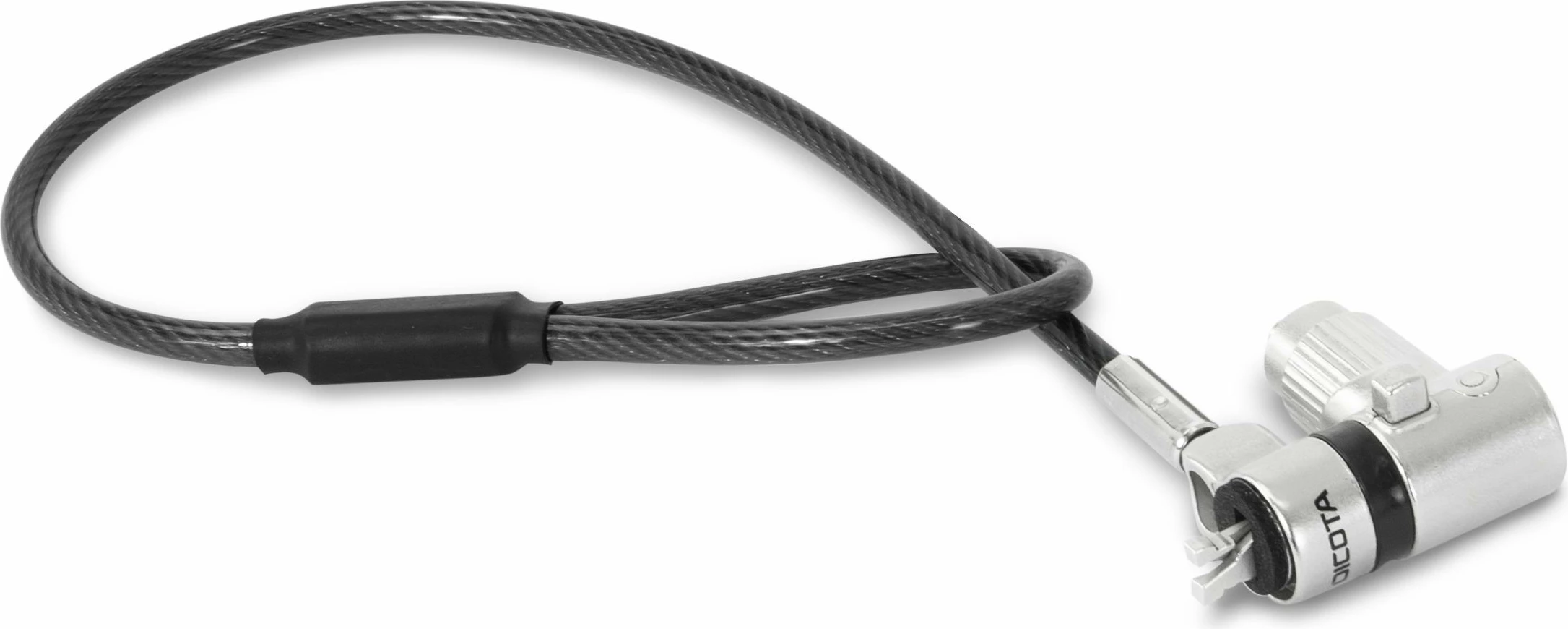 Kabllo sigurie për laptop Dicota Universal Mini, argjendtë