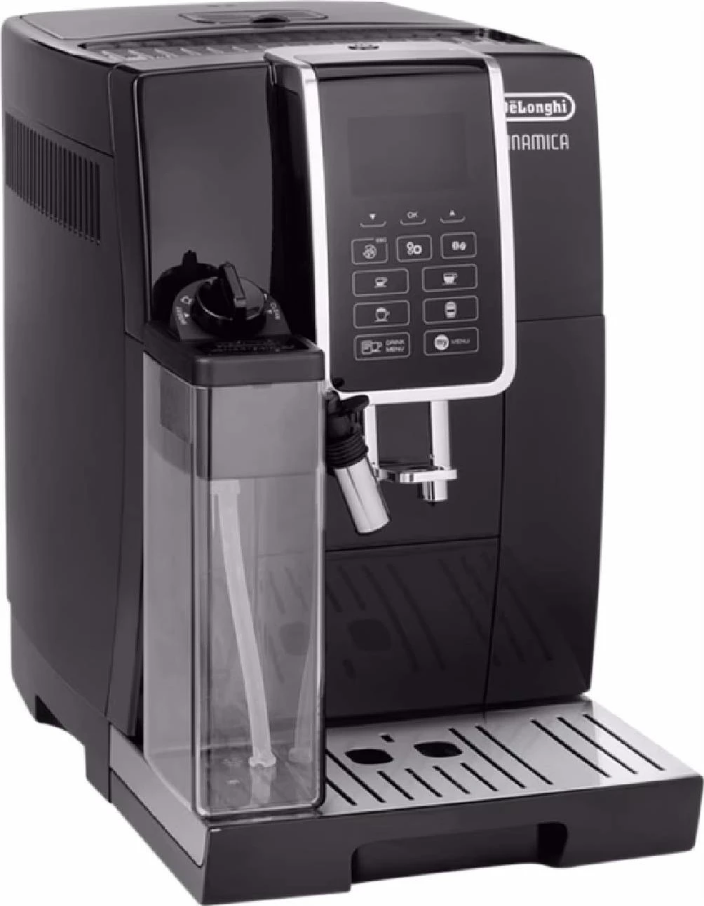 Aparat kafeje automatik, DeLonghi Dinamica ECAM350.55.B, 15 bar, LatteCrema, ekran LCD, i zi