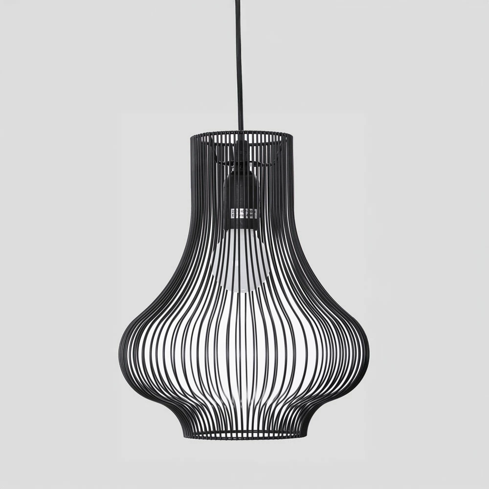 Llambë tavani NOOR, hekur i zi, 25x30.5cm