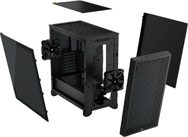 Kasë Corsair 3000D AIRFLOW, Midi Tower, ATX, e zezë