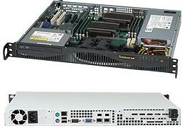 Kasë serveri Super Micro SuperChassis 512F-350B1, rack 1U, ATX, 350W, e zezë