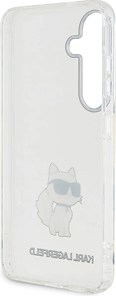 Mbështjellës Karl Lagerfeld IML Choupette për Samsung Galaxy S24, transparent