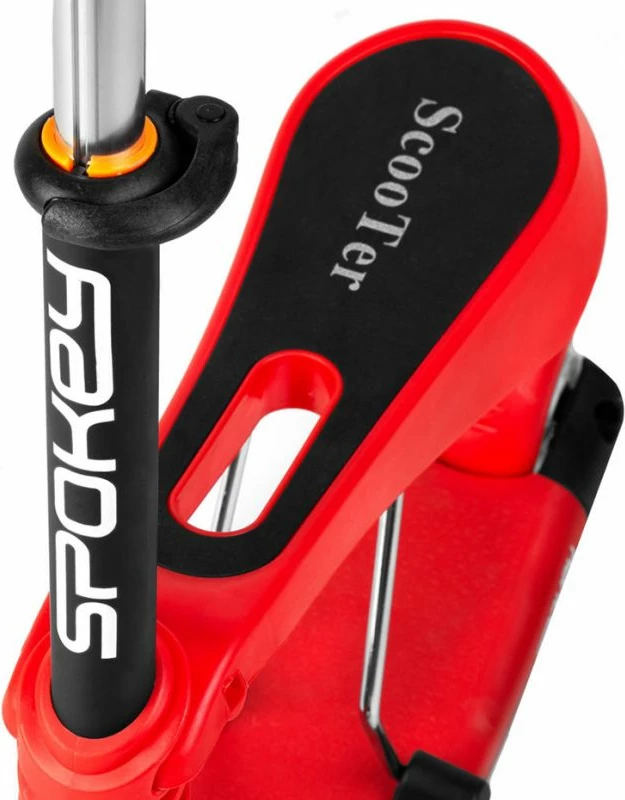 Scooter Spokey Tripla 3in1 për fëmijë, ngjyrë e kuqe