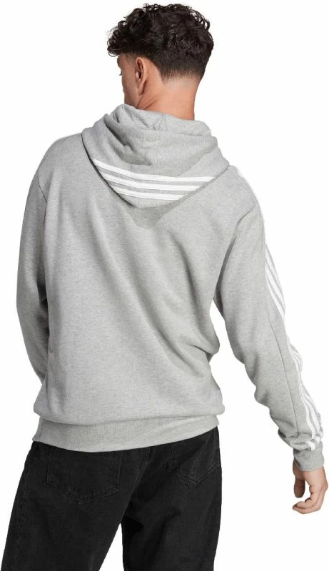 Duks me kapuç adidas për meshkuj, gri