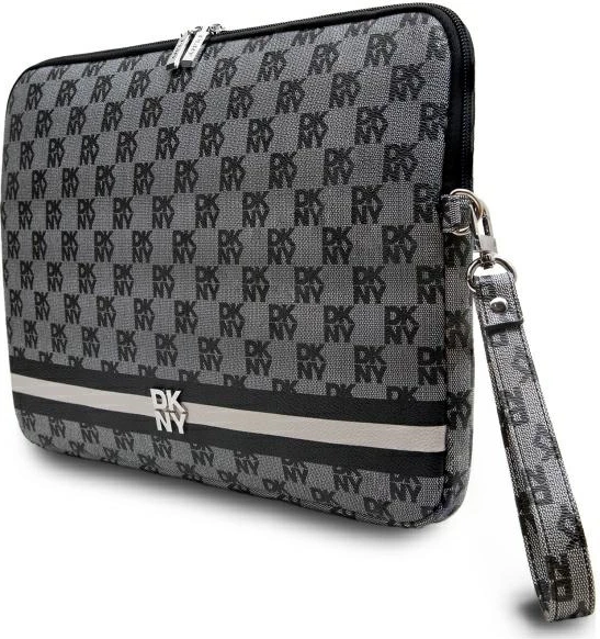 Mbështjellës laptopi DKNY Sleeve, 16", motiv shahu, i zi