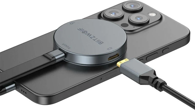 Kasë SSD BlitzWolf BW-SSD4, 256GB, magnetike, alumini, Gri