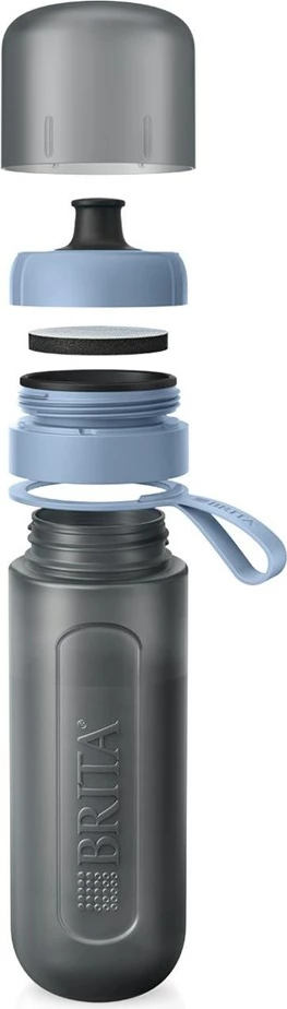Shishe uji me filtër BRITA Active Filtering 0.6L, Pastel blu, 2 copë