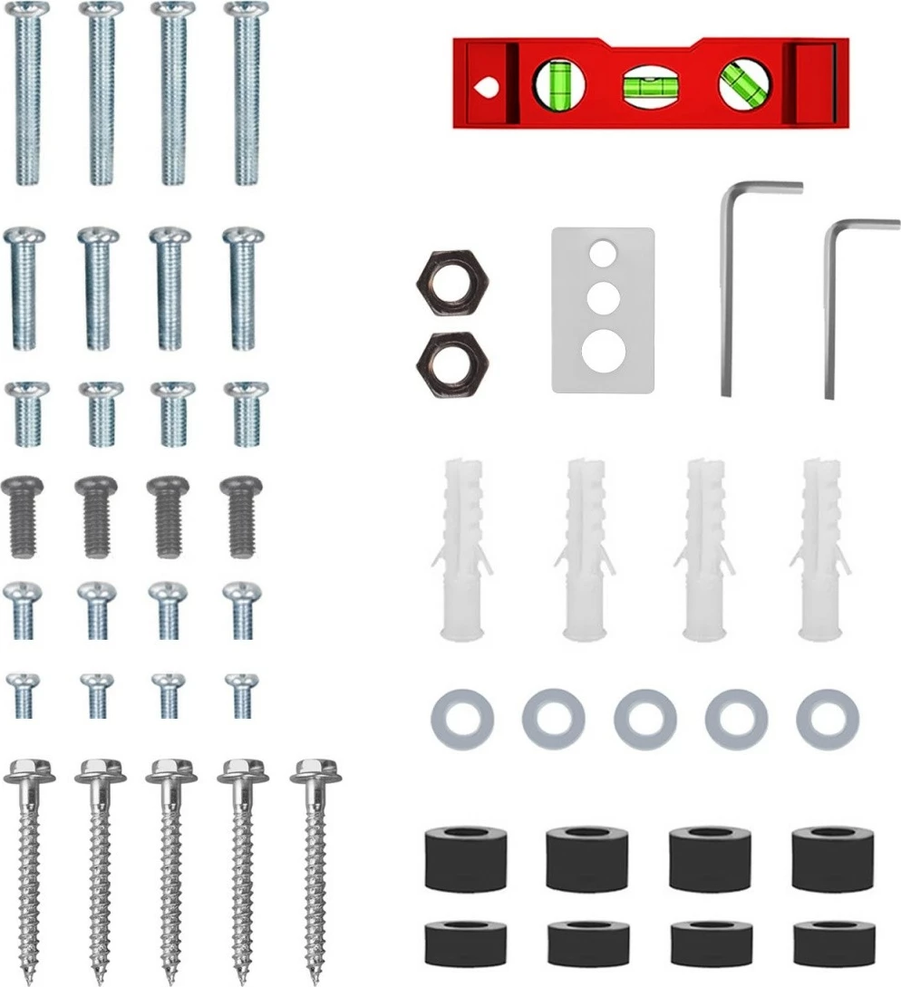 Mbajtës muri për TV Maclean MC-985, 37-80", 45 kg, i zi