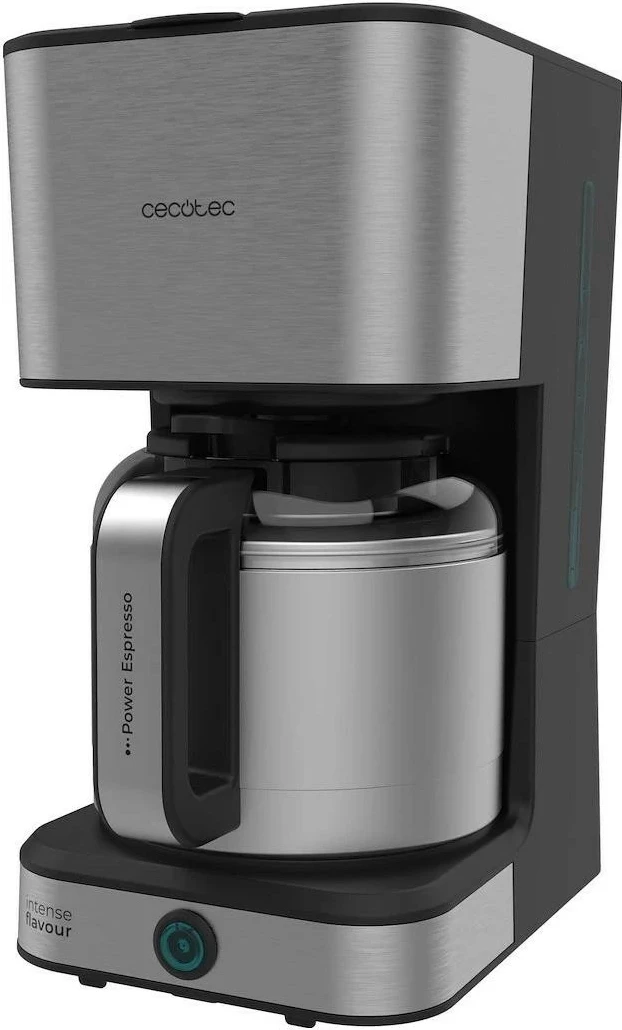 Aparat kafeje Cecotec Coffee 66 Drop & Thermo, 1L, 950W, argjendtë