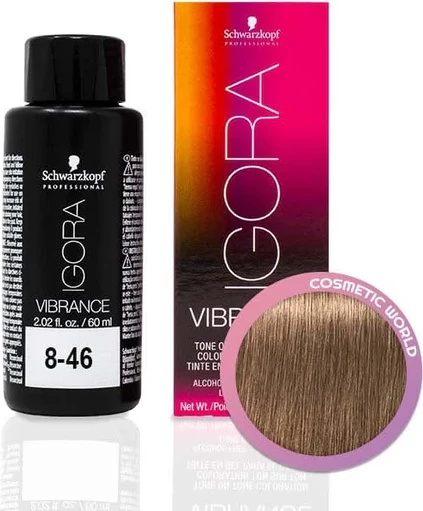 Ngjyrë për flokë Semi Permanente IG Vibrance 8-46 Light Blonde Beige Chocolate, 60 ml