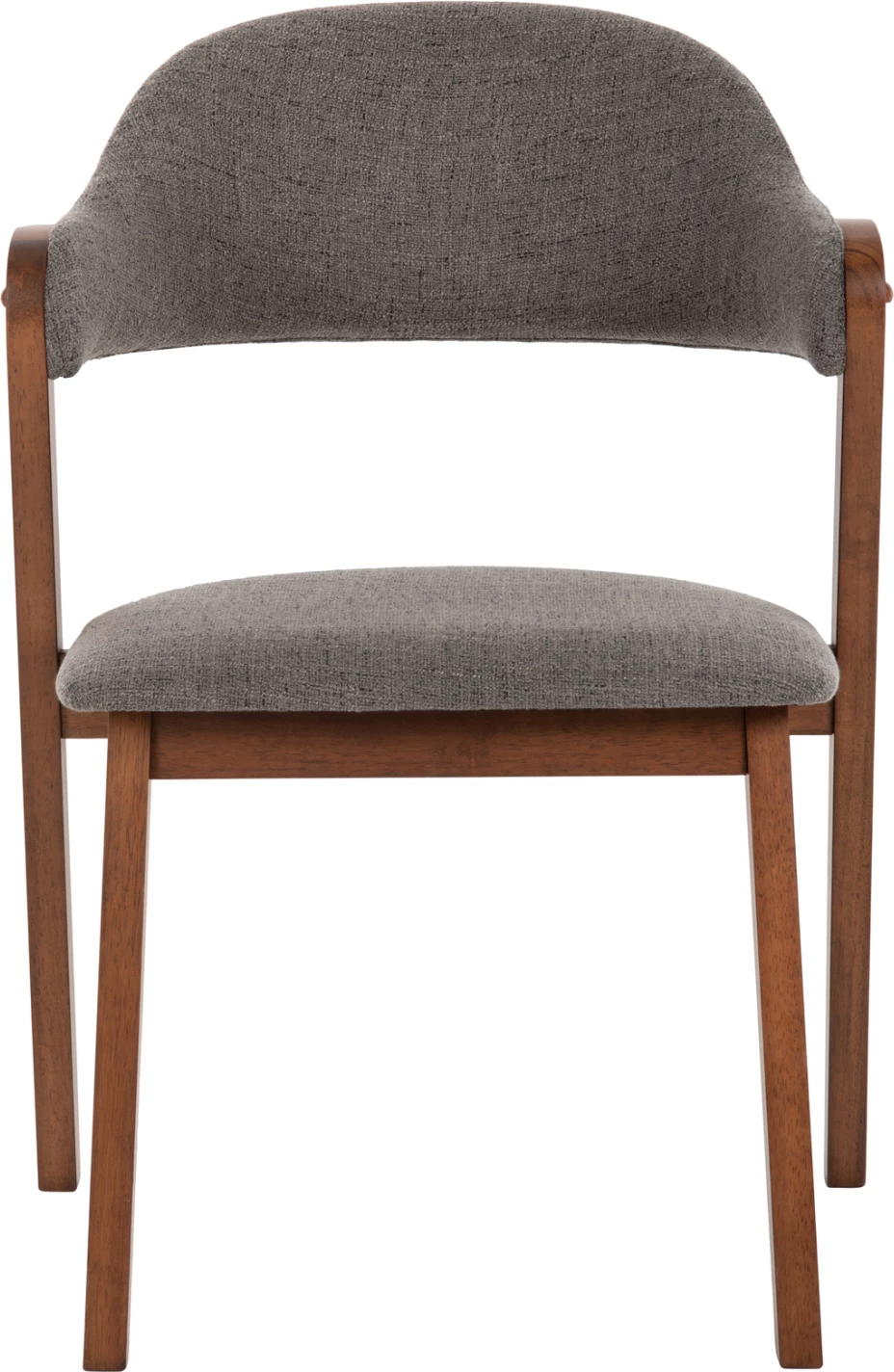 Karrige për ngrënie RIDER FH9734.01 dru gome ngjyrë arre-gri pëlhurë 59x59x83Hcm., set prej 2 copë