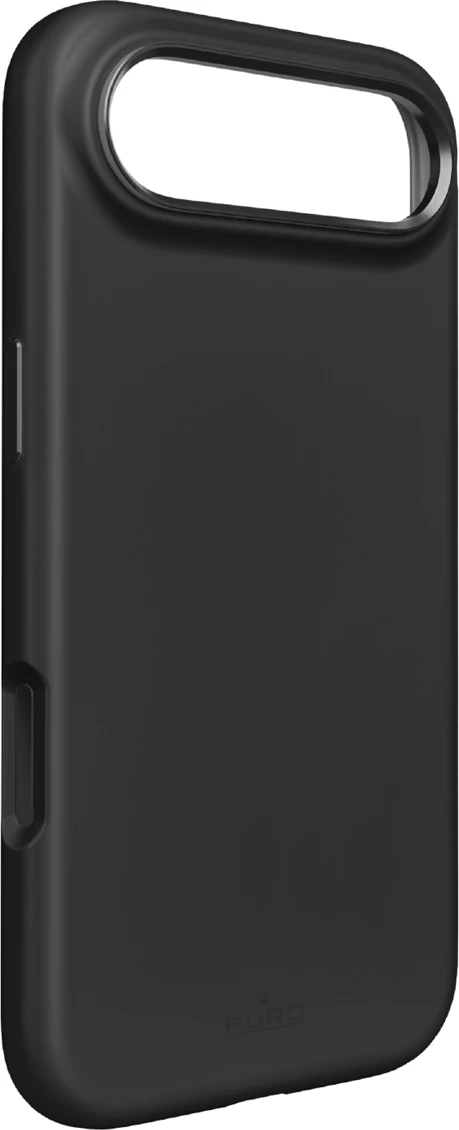 Mbështjellës Puro Icon Mag Pro për iPhone 17 Air, MagSafe, me mbrojtje për kamerë, butona alumini, i zi