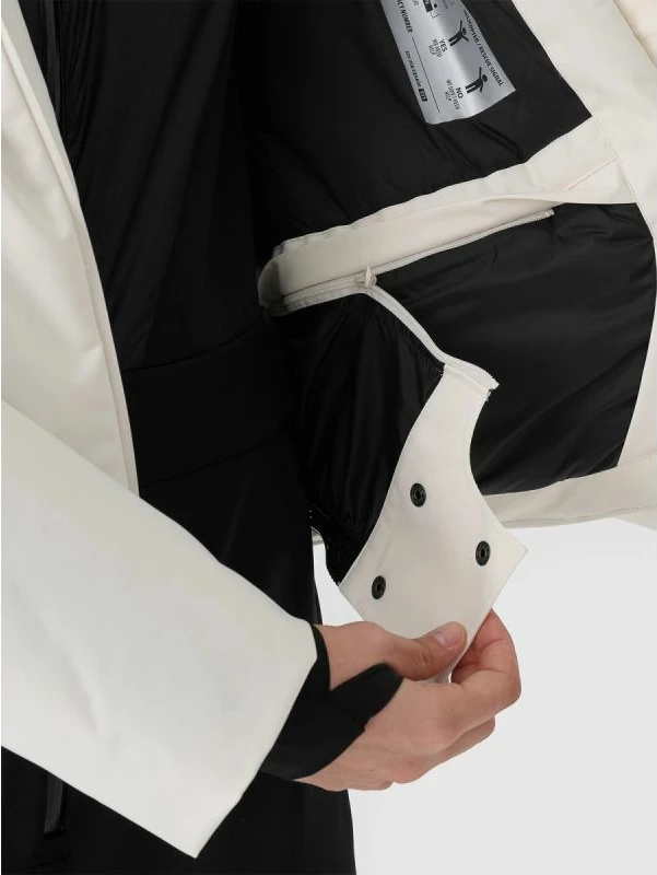 Jakne ski për femra 4f, e zezë