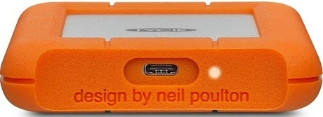 Disk i jashtëm HDD, LaCie Rugged STFR4000800, 4 TB, 2.5", USB 3.1 Type‑C/FireWire 800, portokalli