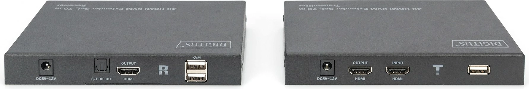 HDMI KVM Extender set Digitus DS-55513, 4K/60Hz, 70m, i zi