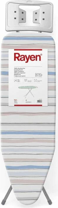 Dërrasë për hekurosje Rayen Basic 62379.1 120 x 38 cm, lartësi e rregullueshme, me vija