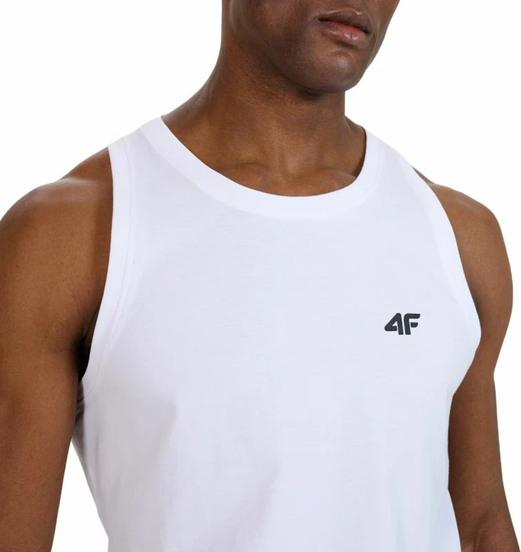 Maicë pa mëngë për meshkuj 4f, e bardhë