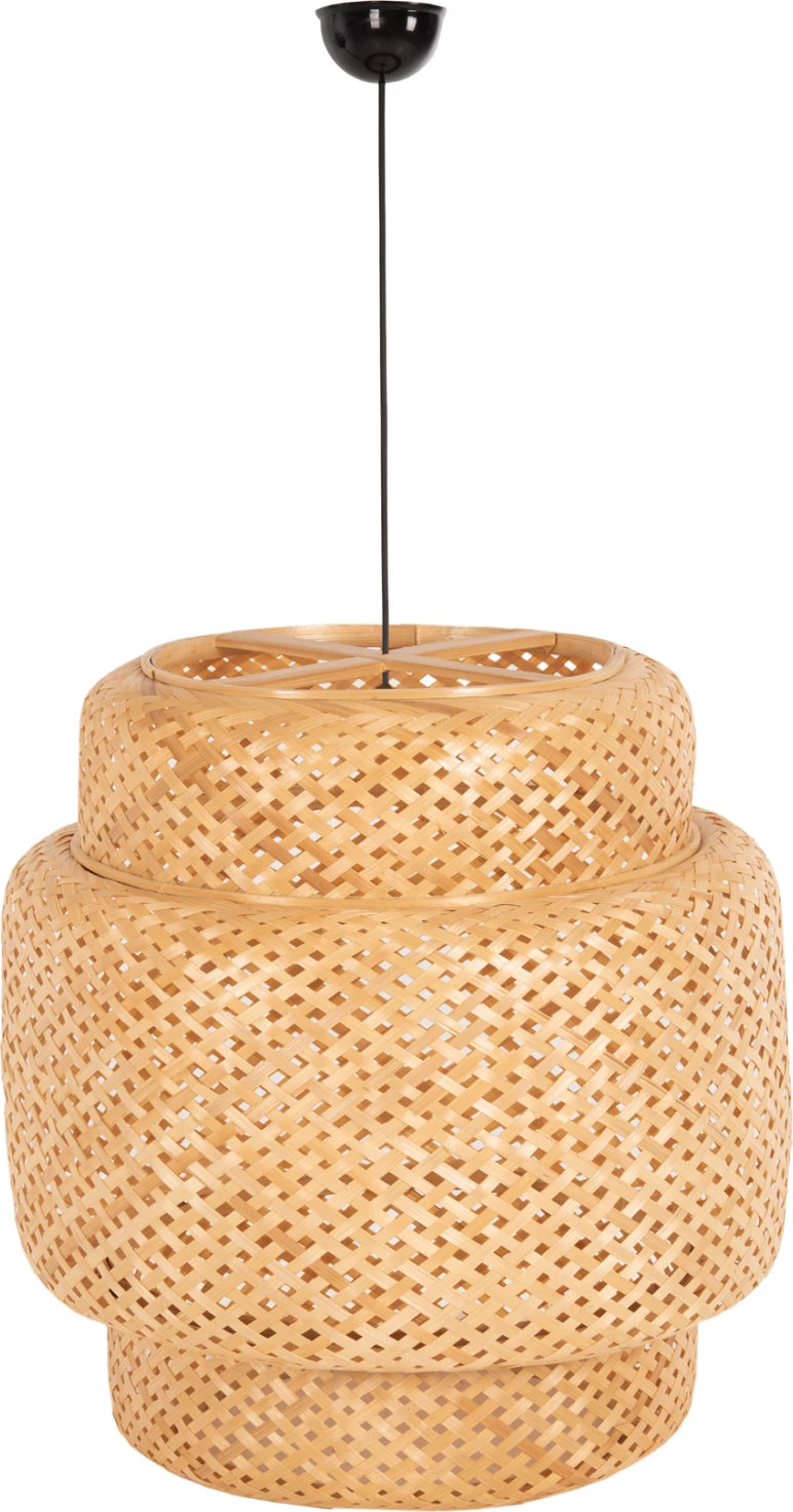 Llambë varëse tavani, bambu natyrale, FH7867, Φ51x54-149H cm